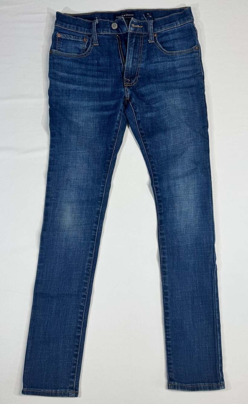 Lucky Brand 105 Slim Taper Jeans Size 28 / 32 Dark Wash Denim